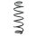 Fahrwerksfeder-Set hinten Schraubenfeder 363mm SPIDAN für MERCEDES B-KLASSE