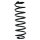 Fahrwerksfeder-Set hinten Schraubenfeder 339mm SPIDAN für AUDI A2 (8Z0)