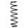 Suspension spring set rear coil spring 333mm SPIDAN for VW LUPO I