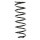 Fahrwerksfeder-Set hinten Schraubenfeder 354mm SPIDAN für VW VENTO (1H2)