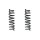 Fahrwerksfeder-Set hinten Schraubenfeder 333mm SPIDAN für BMW 1 (E87)