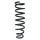 Suspension spring set front coil spring 371mm SPIDAN for MAZDA 6 Station