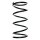 Suspension spring set front coil spring 344mm SPIDAN for TOYOTA CARINA E