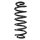 Fahrwerksfeder-Set hinten Schraubenfeder 339mm SPIDAN für VW TIGUAN (5N_)