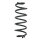 Fahrwerksfeder-Set hinten Schraubenfeder 318mm SPIDAN für AUDI A4 B8