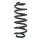 Fahrwerksfeder-Set hinten Schraubenfeder 302mm SPIDAN für VW PASSAT B6