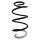 Suspension spring set front coil spring 335mm SPIDAN for ix35 LM