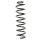 Fahrwerksfeder-Set hinten Schraubenfeder 362mm SPIDAN für RENAULT MEGANE II