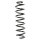 Suspension spring set rear coil spring 362mm SPIDAN for RENAULT MEGANE II