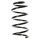 Suspension spring set front coil spring 352mm SPIDAN for MERCEDES VITO Bus