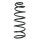 Suspension spring set rear coil spring 399mm SPIDAN for PEUGEOT 806 221