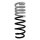 Suspension spring set rear coil spring 362mm with sleeve SPIDAN for BMW 5 F10