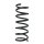 Suspension spring set rear coil spring 356mm SPIDAN for VOLVO V60 I