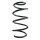 Suspension spring set front coil spring 303mm SPIDAN for OPEL ADAM M13