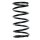 Fahrwerksfeder-Set hinten Schraubenfeder 243mm SPIDAN für DAIHATSU CUORE IV