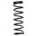 Fahrwerksfeder-Set hinten Schraubenfeder 345mm SPIDAN für NISSAN MICRA II
