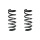 Suspension spring set front coil spring 315mm SPIDAN for PAJERO IV