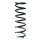 Fahrwerksfeder-Set hinten Schraubenfeder 346mm SPIDAN für DACIA SANDERO 1.6