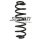 Fahrwerksfeder-Set hinten Schraubenfeder 347mm SPIDAN für VW TIGUAN (AD1)