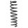 Suspension spring set rear coil spring 348mm SPIDAN for ALFA ROMEO 159