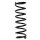 Fahrwerksfeder-Set hinten Schraubenfeder 364mm SPIDAN für HONDA ACCORD VII