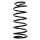 Suspension spring set front coil spring 347mm SPIDAN for DAEWOO LANOS KLAT