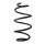 Fahrwerksfeder-Set hinten Schraubenfeder 332mm SPIDAN für FIAT 500X (334_)