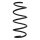 Suspension spring set front coil spring 310mm SPIDAN for SKODA SCALA NW1