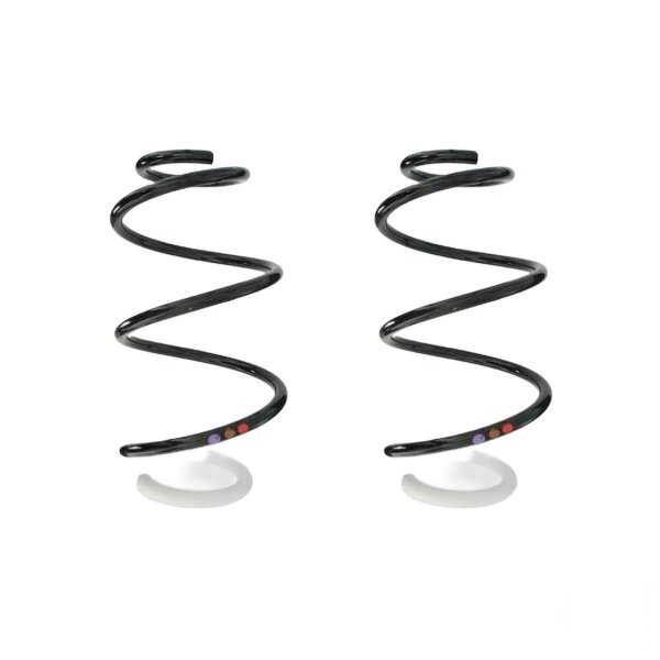 Suspension spring set front coil spring 324mm SPIDAN for RENAULT CAPTUR I