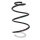 Fahrwerksfeder-Set vorne Schraubenfeder 324mm SPIDAN für RENAULT CAPTUR I