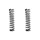 Rear suspension spring set coil spring 393mm SPIDAN for AUDI COUPE B3