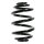 Fahrwerksfeder-Set hinten Schraubenfeder 242mm SPIDAN für BMW 3 Compact