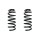 Fahrwerksfeder-Set hinten Schraubenfeder 316mm SPIDAN für OPEL INSIGNIA A