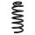 Fahrwerksfeder-Set hinten Schraubenfeder 316mm SPIDAN für OPEL INSIGNIA A