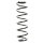 Fahrwerksfeder-Set hinten Schraubenfeder 430mm SPIDAN für RENAULT LAGUNA