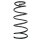 Suspension spring set rear coil spring 370mm SPIDAN for FORESTER SG