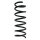 Fahrwerksfeder-Set hinten Schraubenfeder 327mm SPIDAN für FORD FOCUS III