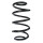 Suspension spring set front coil spring 341mm SPIDAN for FORD S MAX CJ
