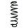 Fahrwerksfeder-Set hinten Schraubenfeder 371mm SPIDAN für VW GOLF VI