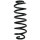 Fahrwerksfeder-Set hinten Schraubenfeder 333mm SPIDAN für VW GOLF V