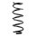 Suspension spring set front coil spring 342mm SPIDAN for AUDI A4 B9