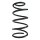 Suspension spring set front coil spring 353mm SPIDAN for MAZDA 3 notchback