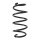 Suspension spring set front coil spring 302mm SPIDAN for VW POLO IV