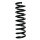 Fahrwerksfeder-Set hinten Schraubenfeder 352mm SPIDAN für MERCEDES E-KLASSE W211