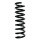 Suspension spring set rear coil spring 352mm SPIDAN for MERCEDES E KLASSE W211