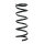 Suspension spring set front coil spring 307mm SPIDAN for LEXUS IS SportCross