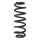Suspension spring set rear coil spring 336mm SPIDAN for SEAT ALHAMBRA 710