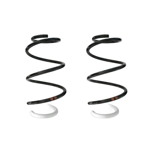 Suspension spring set front coil spring 314mm with sleeve SPIDAN for RENAULT
