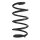 Suspension spring set front coil spring 305mm SPIDAN for SEAT ALHAMBRA 710