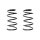 Fahrwerksfeder-Set vorne Schraubenfeder 316mm SPIDAN für TOYOTA COROLLA (_E12_)